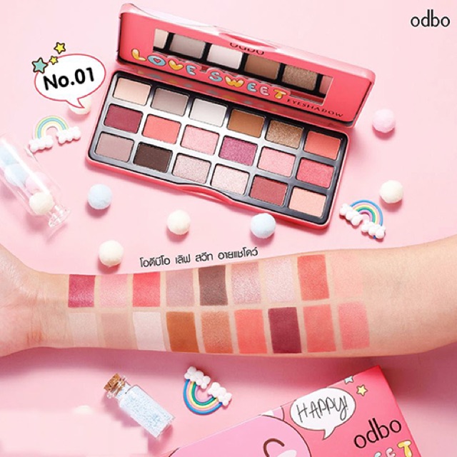 Phấn Mắt ODBO LOVE SWEET EYESHADOW