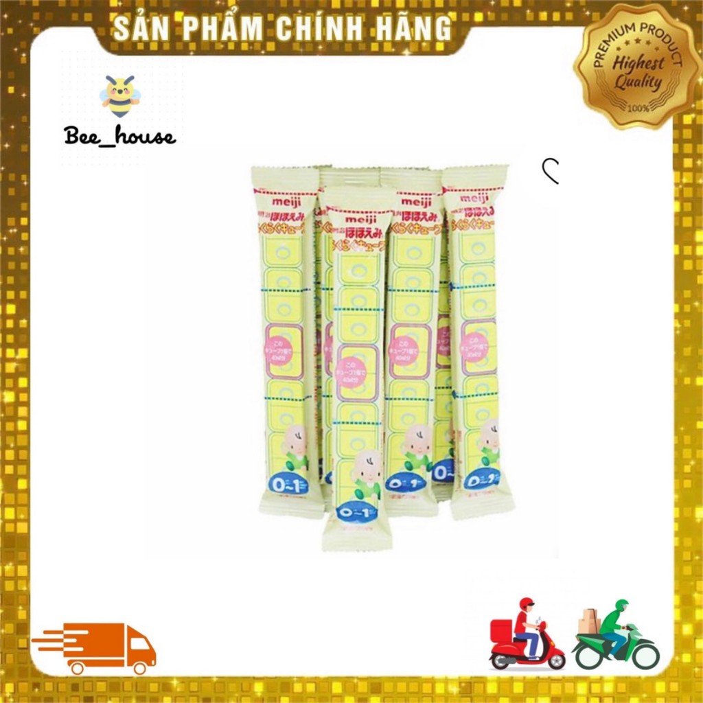 Sữa meiji thanh 0 lẻ Nhật 27gr - 𝐁𝐞𝐞 𝐡𝐨𝐮𝐬𝐞