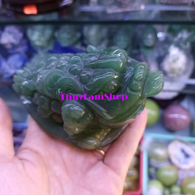 Tỳ hưu tài phong thủy ( cóc 3 chân tài lộc) đá có nhiều màu