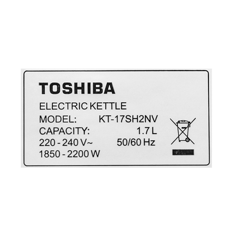 Bình đun siêu tốc Toshiba KT-17SH2NV