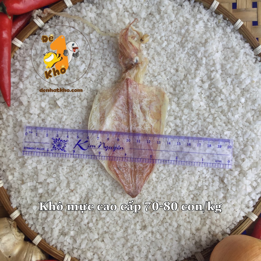 Mực Khô Câu ĐỆ NHẤT KHÔ Size 100-120 con/kg 500g Dày Ngọt Thơm Ngon Chất Lượng Cao Xuất Khẩu Đặc Sản Phan Thiết