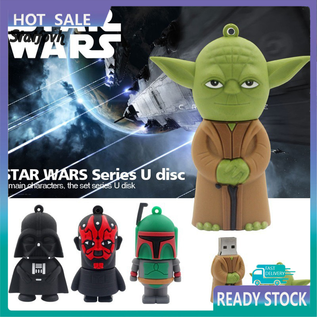 Ổ Đĩa U Usb 128gb / 256gb / 512gb / 1tb / 2tb Họa Tiết Hoạt Hình Bằng Pvc Chống Thấm Nước