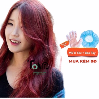 Combo Nhuộm Tóc Màu Nâu Đỏ Sáng + Oxy