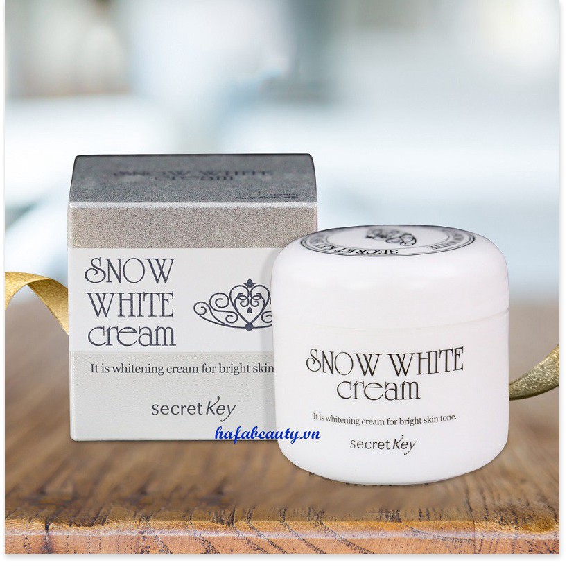 [Mã giảm giá] Bộ sản phẩm dưỡng trắng da mặt và body Secret Key Snow White + Tặng kèm 1 Băng đô tai mèo (ngẫu nhiên)