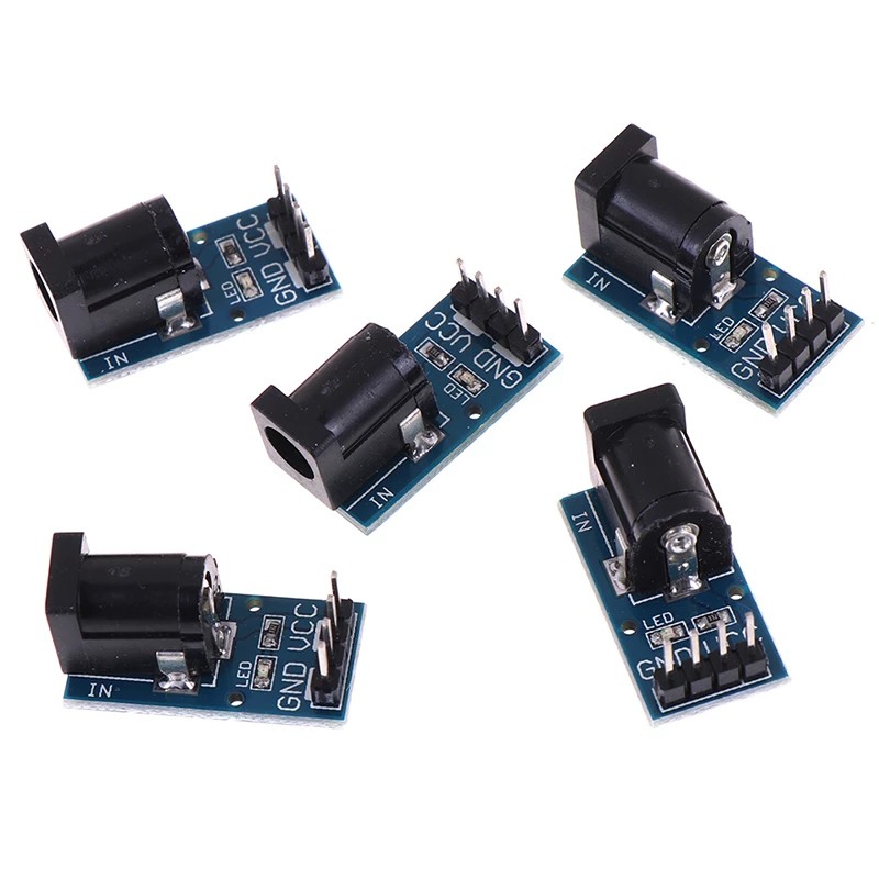 Set 5 / 10 Mô Đun Chuyển Đổi Nguồn Điện 5.5mmx 2.1mm DC Dành Cho Arduino 5.5X2.1Mm
