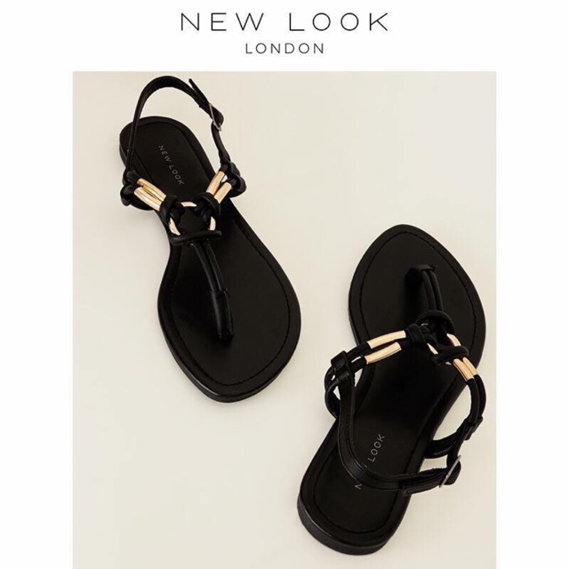 Sandal quai đen