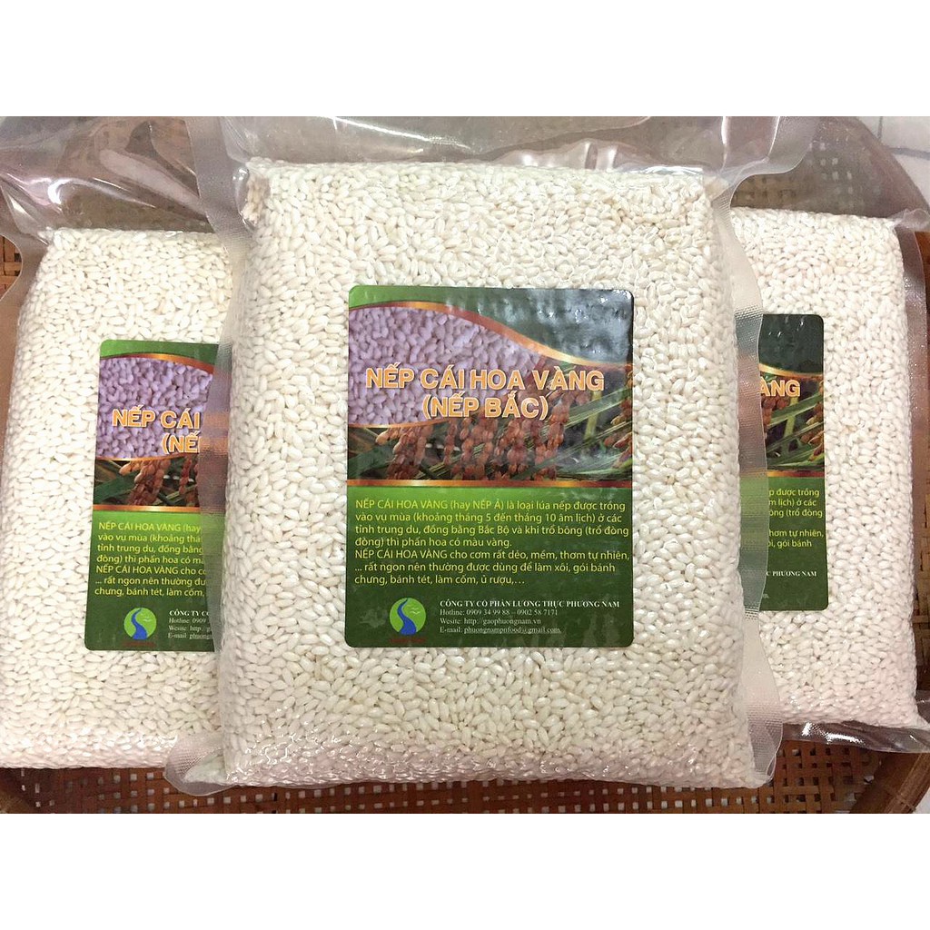NẾP CÁI HOA VÀNG  - TÚI 1KG