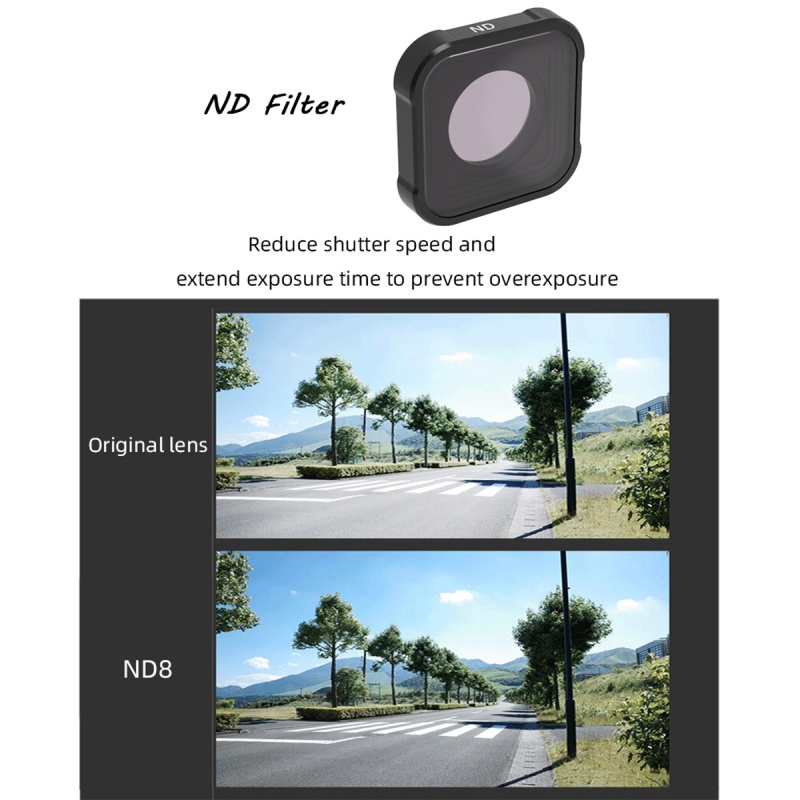 Kính Lọc Hiệu Ứng JSR KB ND4 Cho Camera GoPro HERO10 Black / HERO9 Đen