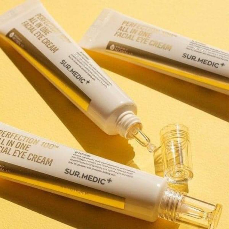 Kem dưỡng Sur Medic giảm thâm mắt, làm mờ nếp nhăn chống lão hóa All In One Facial Eye Cream