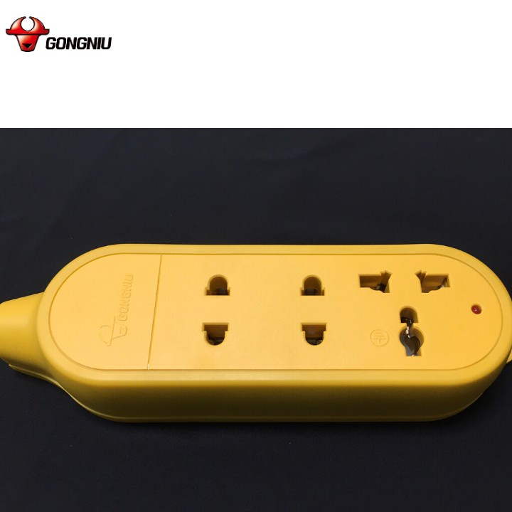 Ổ Cắm Điện Gongniu 3 Ổ Đa Năng Công Suất Lớn 4000W Chống Va Đập Siêu Chịu Tải (C4D) Chính Hãng