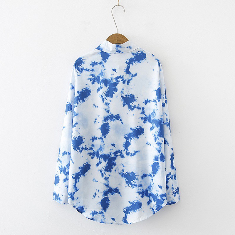 Áo Sơ Mi Nữ Tay Dài Form Rộng Kiểu Dáng Đơn Giản