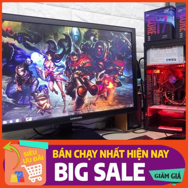 HÀNG CHÍNH HÃNG -  BỘ MÁY TÍNH BÀN CHƠI PUBG Mb GTA V LOL CF Siêu Bền