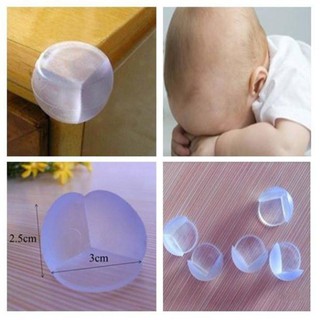 COMBO 4 MIẾNG BỊT GÓC BÀN SILICOL KÈM MIẾNG DÁN
