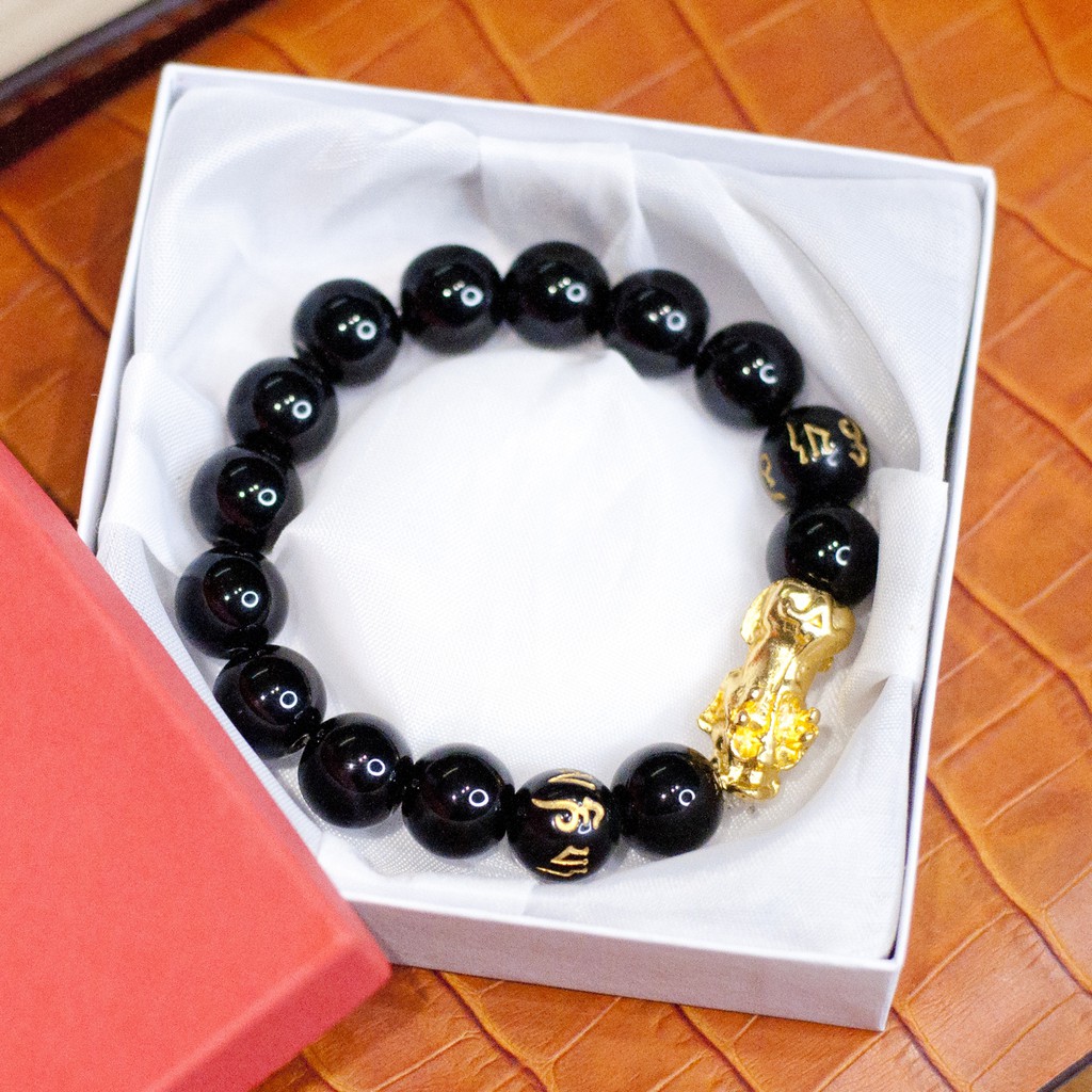 {XẢ KHO} vòng tay phong thủy tỳ hưu vàng hút tài lộc, may mắn cho người đeo VT519 sp12 | BigBuy360 - bigbuy360.vn