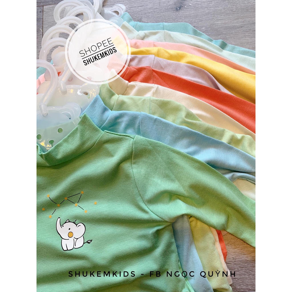 Áo giữ nhiệt, áo cổ 3 cm cho bé CHAANG