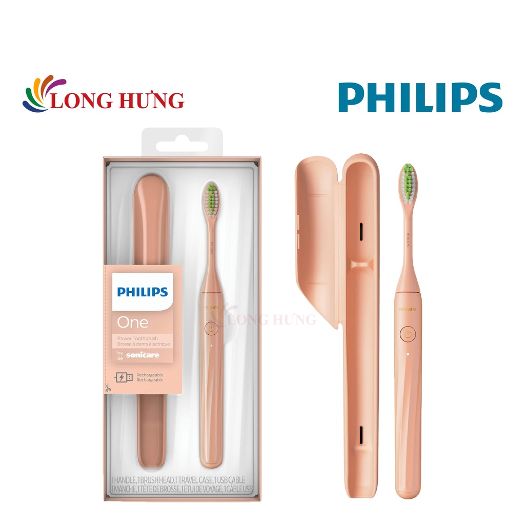 Bàn chải điện Philips One Sonicare Rechargeable Toothbrush HY1200 - Hàng nhập khẩu