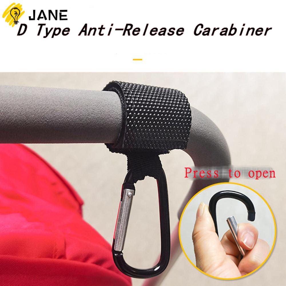 Móc treo đồ bằng kim loại nhiều màu sắc chất lượng cao gắn xe đẩy em bé tiện dụng