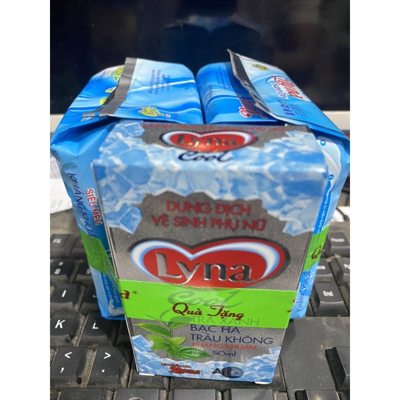 Combo 2 Gói BVS Nyna Cool kháng khuẩn siêu mỏng cánh (2 gói/1 gói 8 miếng)