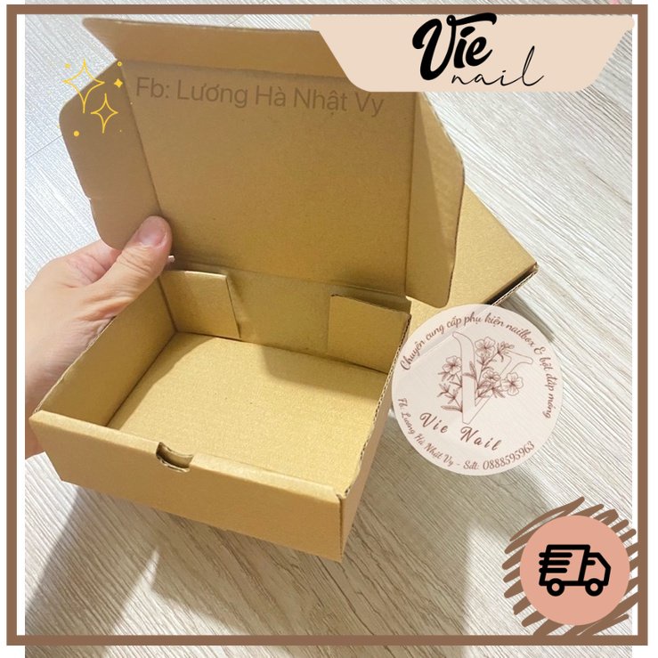 Hộp carton nắp gài 12x10x5cm