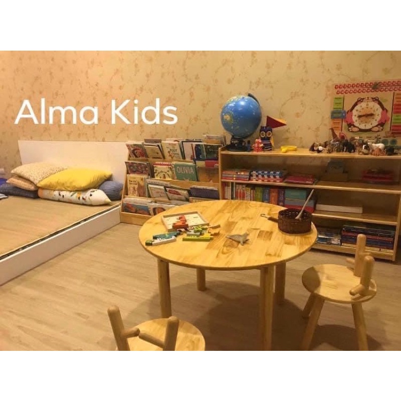 Bàn Gỗ Đa Năng Bàn Gỗ Tròn Vuông Cho Bé Bàn Cho Bé