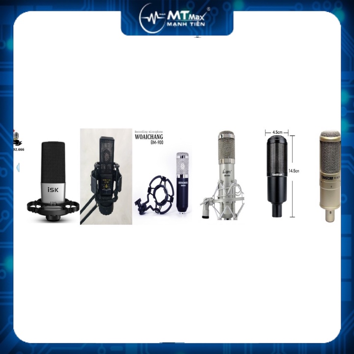MT MAX Xả kho mic thu âm BM900 At100 K200 K320 AMi LGT240 thu âm livestream hát karaoke hàng chuẩn loại 1 bảo hành 12 th