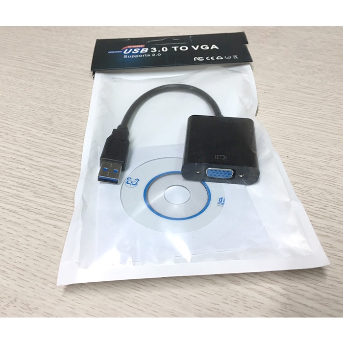 Cáp Chuyển Đổi Usb 3.0 Sang Vga Full Hd 1080