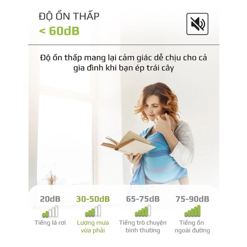 Máy ép trái cây chậm Creen CRJ-250 Máy ép trục ngang ép trái cây - Gia dụng Creen