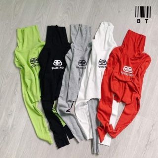 Áo croptop cổ lọ len tăm