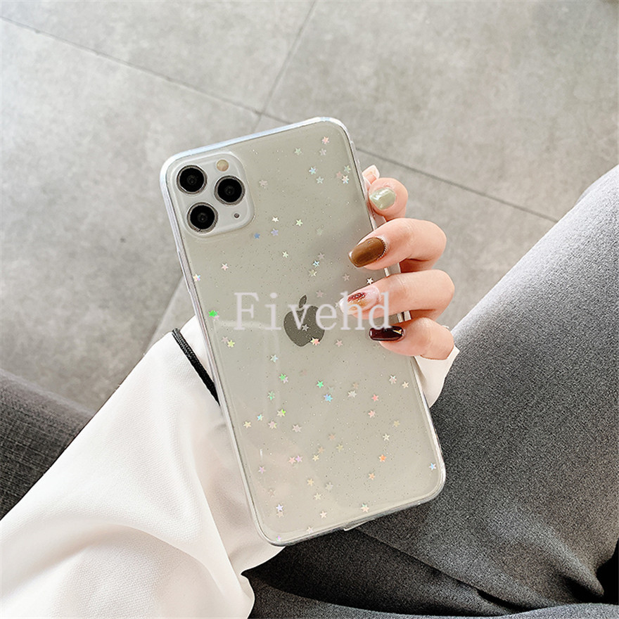 Ốp Lưng Silicon Trong Suốt Lấp Lánh Cho Samsung S20Ultra S20 S10 S9 S8 Plus Note 20ultra 20 10 Plus Note 9 10pro | BigBuy360 - bigbuy360.vn