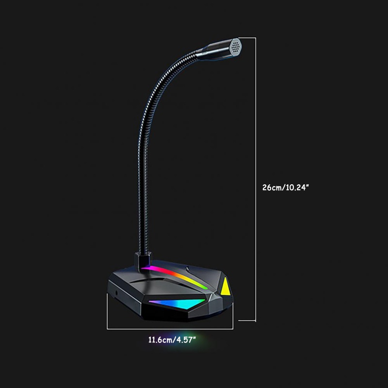 Micro Chống Ồn Cổng USB Cho Máy Tính Chơi Game RGB