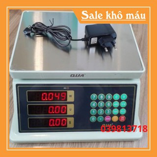 CÂN TÍNH TIỀN 30KG CHỐNG NƯỚC - QUA 832 - CÂN ĐIỆN TỬ CAO CẤP - BH 1 ĐỔI 1 TRONG 2 NĂM
