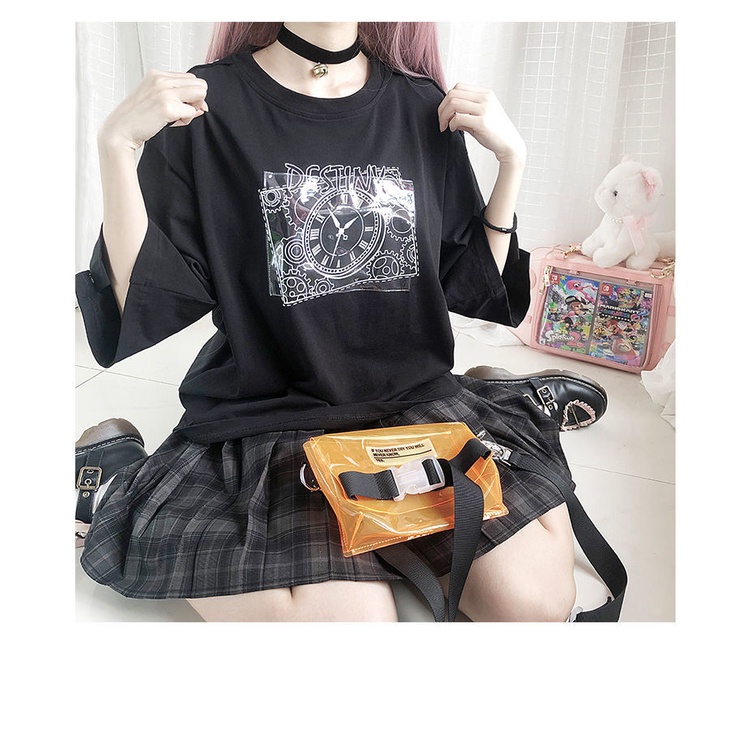 Áo Thun Cotton Tay Lửng Dài Hở Vai Thời Trang Mùa Hè Mới Dành Cho Nữ