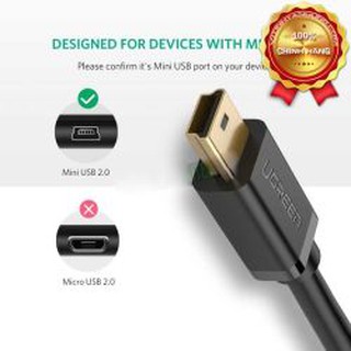 Cáp USB 2.0 to mini USB Ugreen 10354 0.5M