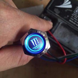 Công tắc độ xe máy có đèn LED cực đẹp