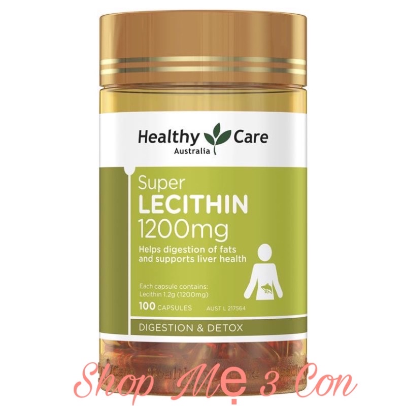 Mầm đậu nành Lecithin Healthy Care Úc