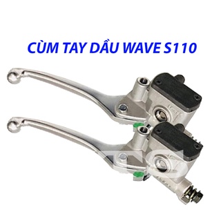 Cùm tay dầu xe wave s110 thắng đĩa trước cao cấp mts