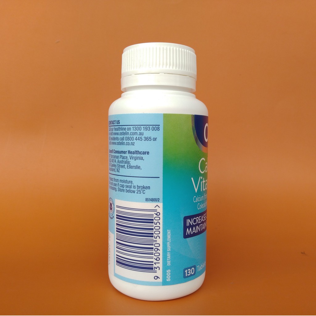 Ostelin Calcium & Vitamin D3 130V