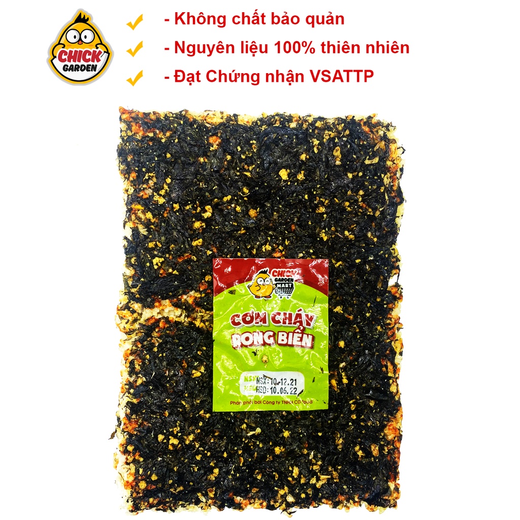 [Sale Sập Sàn] Chick Garden - Cơm Cháy Rong Biển Chay - Đồ Chay Khô