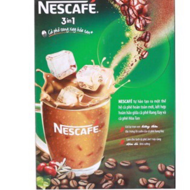 Cà phê hòa tan Nescafe 3 trong 1 đậm vị 340g