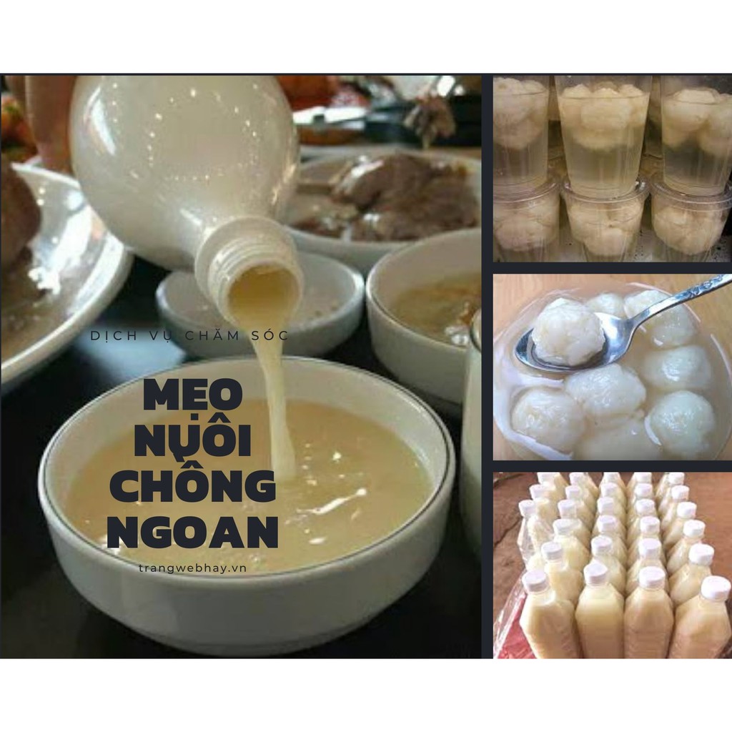 Cốt nước lên men gạo nếp đục 500ml