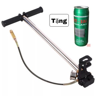 BƠM TAY CAO ÁP 40MPA - CHÂN GẤP - TẶNG LON NƯỚC LÀM MÁT BƠM