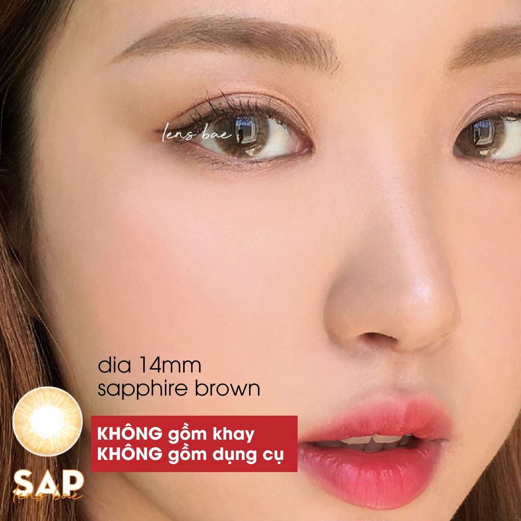 Xả hàng Lens Vassen Sapphire Brown date T5/2022