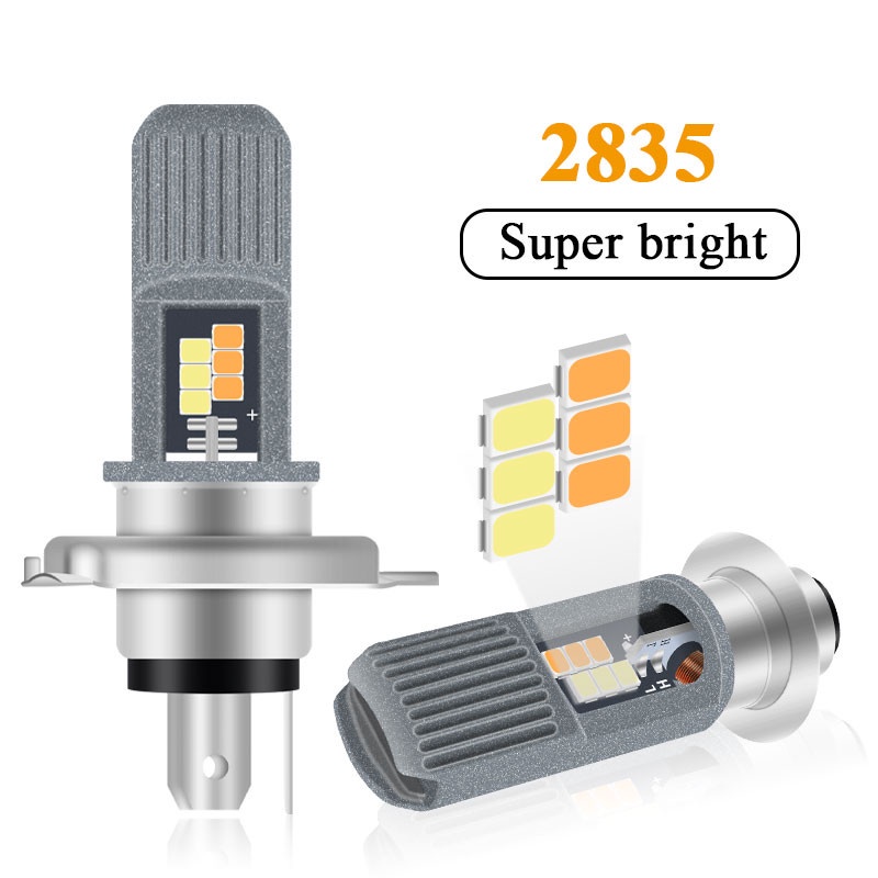 Đèn Pha LED T19 H6 P15D H4 BA20D H6M DC / AC 12-80v 6000K EX5 LC13 Chuyên Dụng Cho Xe Mô Tô