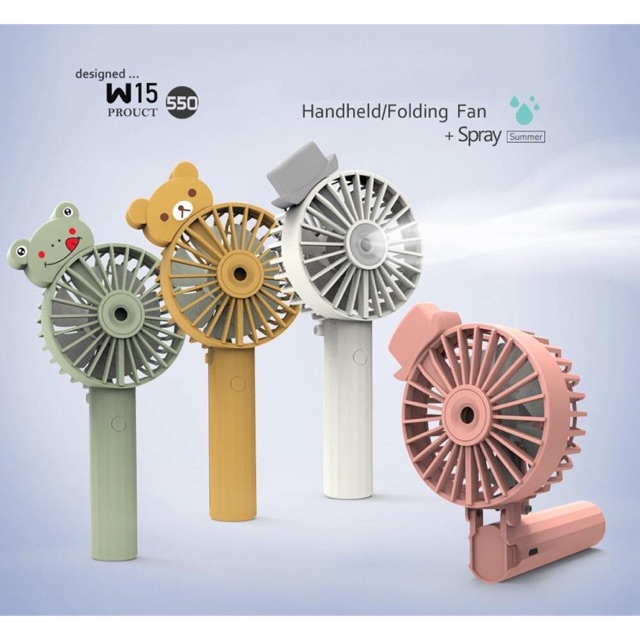 QUẠT MINI PHUN SƯƠNG W15