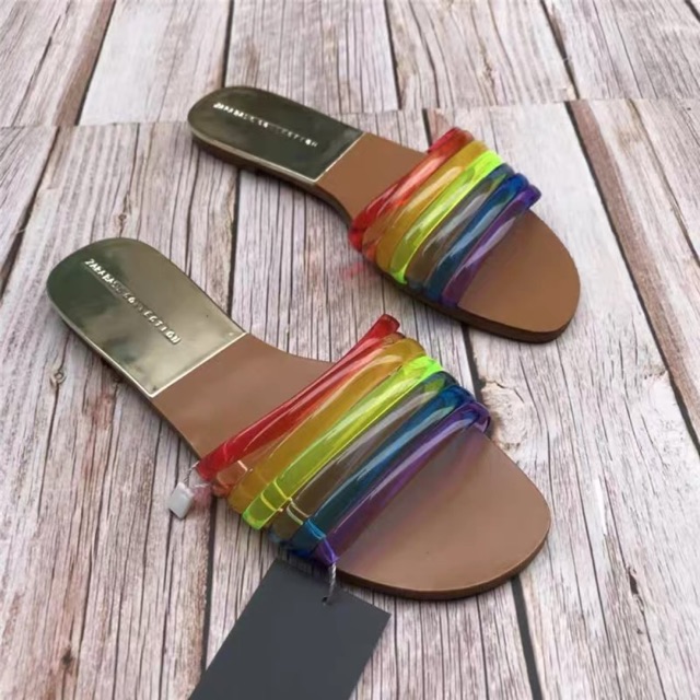SALE LẺ SIZE Dép lê Zara quai nhựa nhiều màu