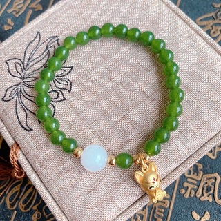 Charm Hồ Ly , cửu vỹ hồ Bạc mạ vàng cao cấp