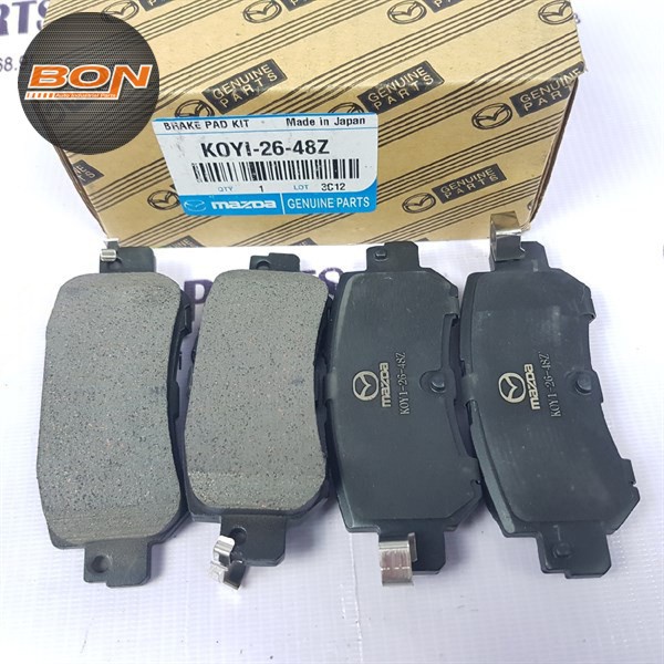 Má phanh ( bố thắng ) sau xe Mazda 2 ( 2015-2021 ), Mazda CX5 ( 2013-2015 ) Mã: K0Y12648Z / DAY32648ZA