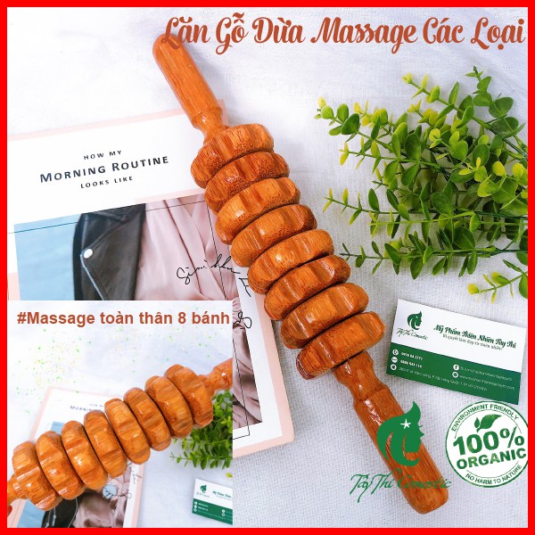 Lăn Gỗ Dừa Massage Các Loại