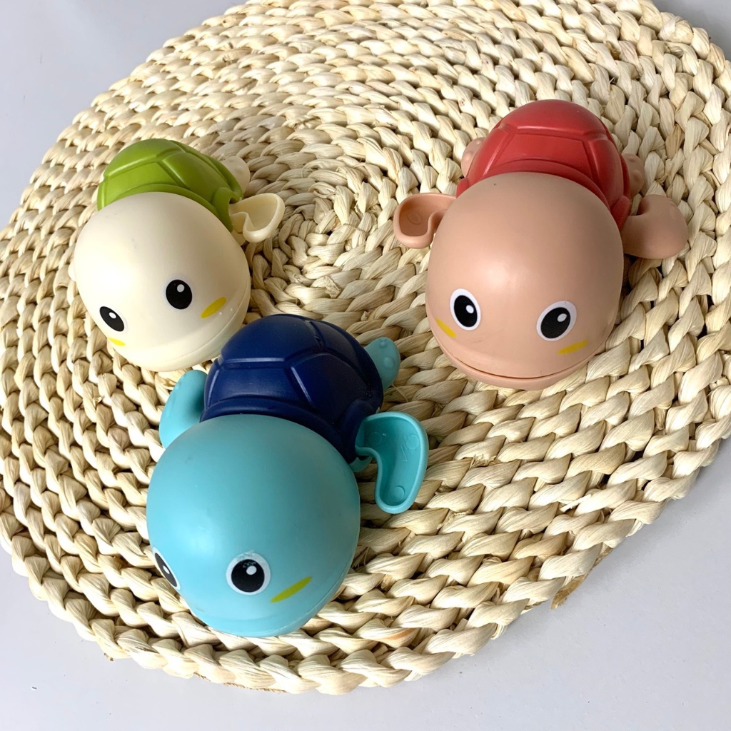 Đồ chơi nhà tắm cho bé hình con rùa biết bơi siêu đáng yêu [ kích thích cho bé đi tắm ]