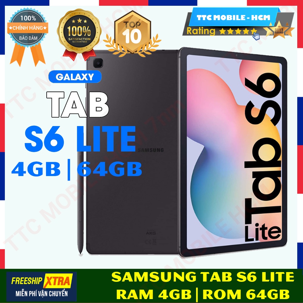 Máy Tính Bảng Samsung Galaxy Tab S6 Lite (4GB|64GB) | SM-P615 NGUYÊN SEAL - HÀNG CHÍNH HÃNG TTC MOBILE | BigBuy360 - bigbuy360.vn